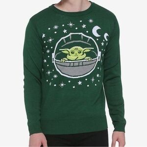 Star Wars The Mandalorian The Child Grogu Baby Yoda Sweater